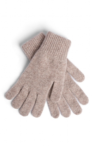 Robert Mackie Ladies Lambswool Gloves - Natural, Natural