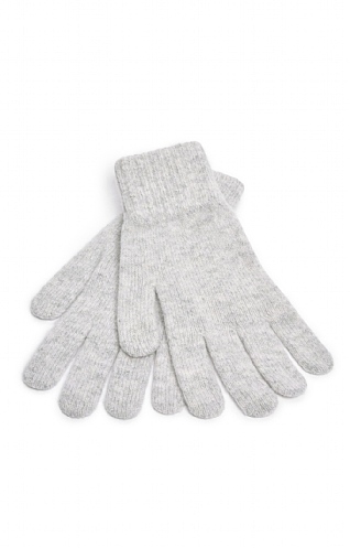 Robert Mackie Ladies Lambswool Gloves, Pearl