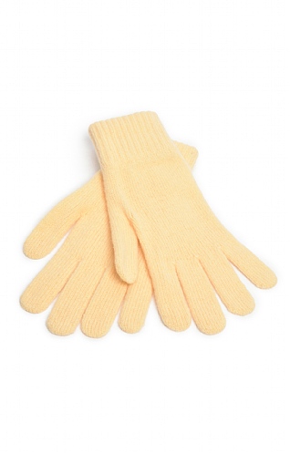 Robert Mackie Ladies Lambswool Gloves, Primrose
