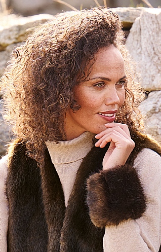 Faux Fur Wristwarmers