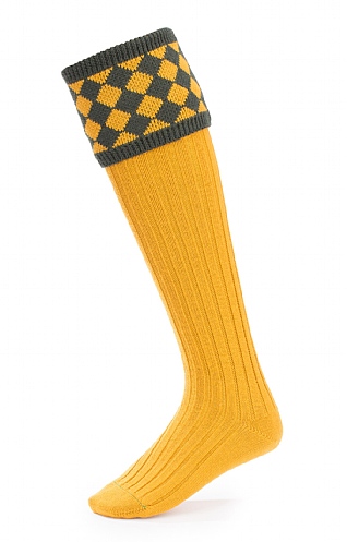 Merino Diamond Top Shooting Socks