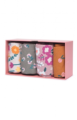 Thought Ladies Floral Sock Box, Fabiana