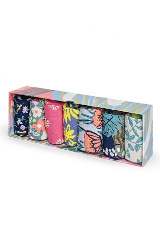 Thought Ladies Floral Sock Box, Xalia Bamboo
