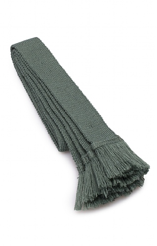 House of Cheviot Plain Sock Ties, Ancient Green