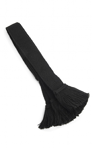 House of Cheviot Plain Sock Ties - Black, Black
