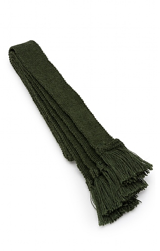 House of Cheviot Plain Sock Ties, Spruce