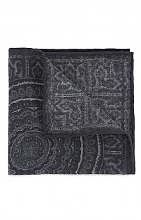Italian Printed Wool Paisley Hanky Italian Printed Wool Paisley Hanky