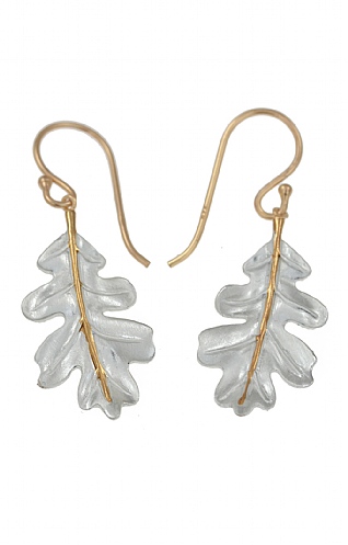 Christin Ranger Oak Leaf Earrings