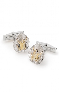 Frog & Lily Cufflinks