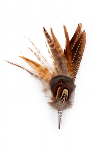 Feather Brooch