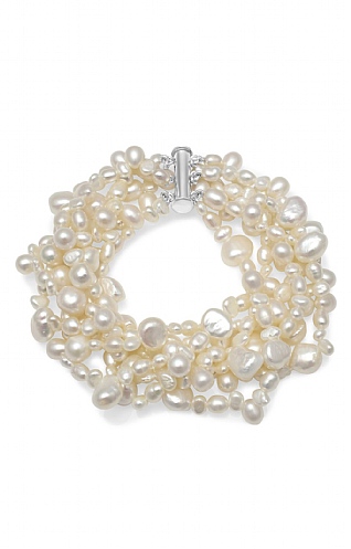 Pearls of the Orient Six Strand Pearl Mix Bracelet Pearls of the Orient Six Strand Pearl Mix Bracelet