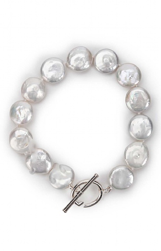Pearls of the Orient Pearl Coin Bangle