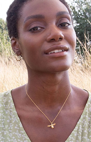 Alex Monroe Baby Bee Necklace