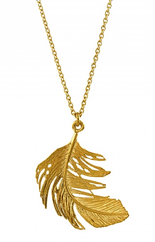 Alex Monroe Big Feather Necklace