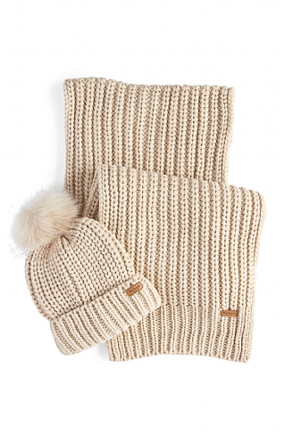 Barbour hat and scarf 2025