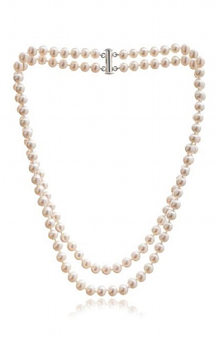 Pearls of the Orient Double Strand Necklace Pearls of the Orient Double Strand Necklace
