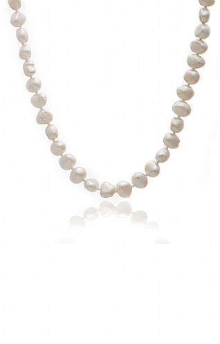 Pearls of the Orient 16 Inch Single Strand Irregular Pearl Necklace Pearls of the Orient 16 Inch Single Strand Irregular Pearl Necklace