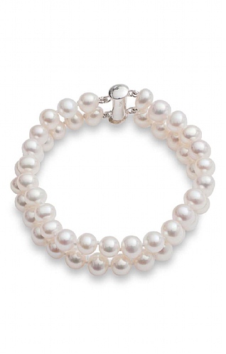Pearls of the Orient Double Strand Pearl Bracelet Pearls of the Orient Double Strand Pearl Bracelet