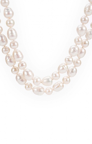 Pearls of the Orient Two Strand Pearl Necklace