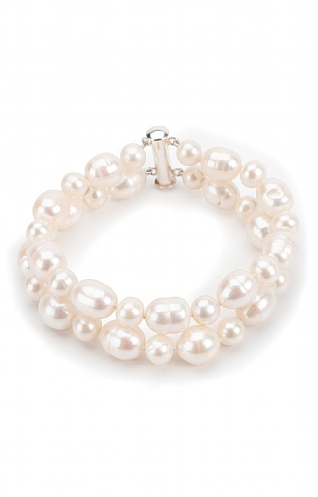 Pearls of the Orient Two Strand Pearl Bracelet