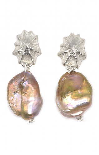 Dainty London Naida Limpet Earrings