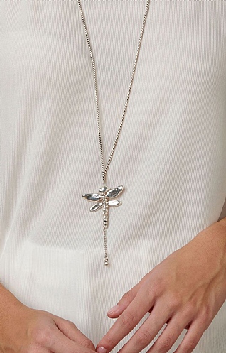 Uno de 50 Long Dragonfly Necklace