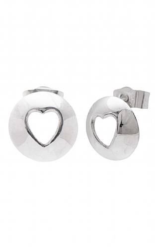Shetland Jewellery Peerie Smoorikins Heart Stud Earrings