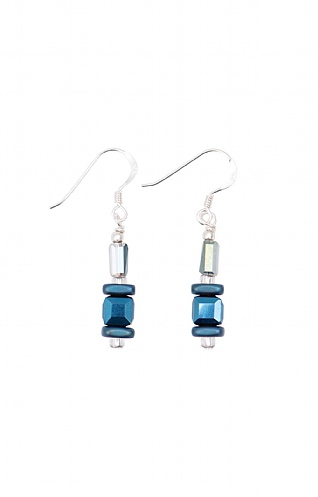 Arran Bay Metal Crystal Earrings
