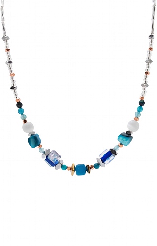 Arran Bay Blue Agate Necklace