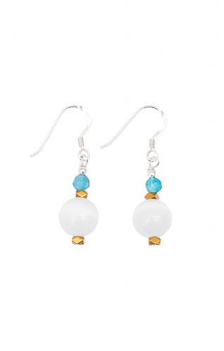Arran Bay Blue Agate Earrings
