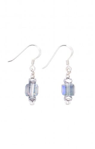Arran Bay Blue Glass Earrings