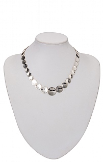 Silver Disc Necklace Silver Disc Necklace
