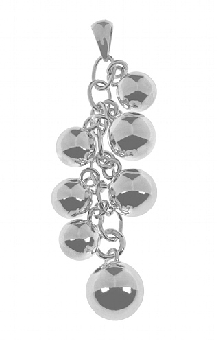 Tianguis Jackson Silver Multi Ball Pendant