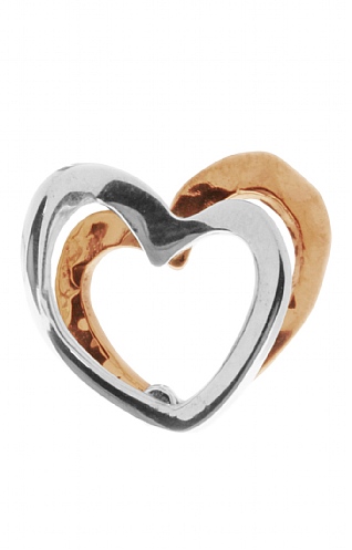 Tianguis Jackson Silver and Copper Heart Pendant