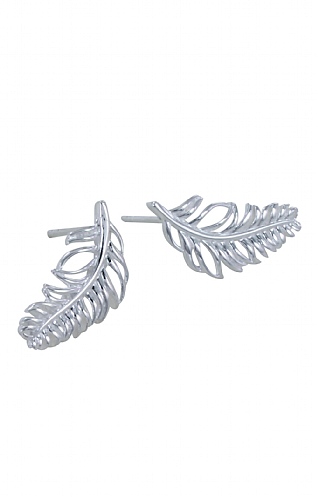 Reeves & Reeves Feather Stud Earrings