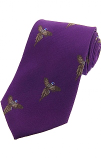 Woven Flying Pheasant Tie Woven Flying Pheasant Tie