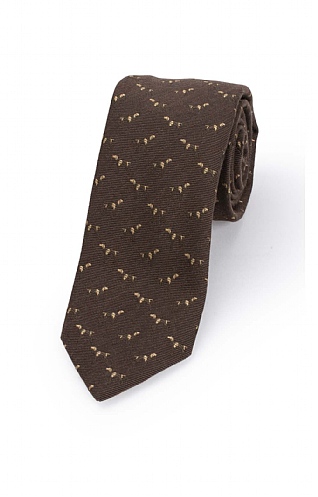 Dog Wool Blend Tie