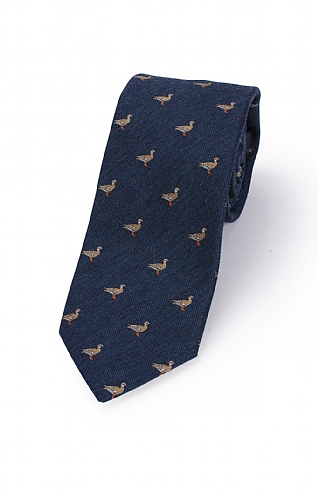 Partridge Wool Blend Tie