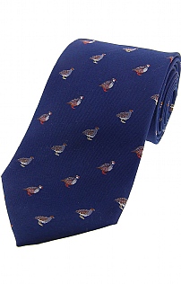 Silk Woven Partridge Tie Silk Woven Partridge Tie