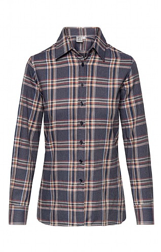 Brushed Cotton Plaid Shirt