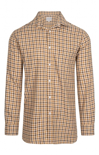 Men’s Cotton & Wool Tattersall Shirt