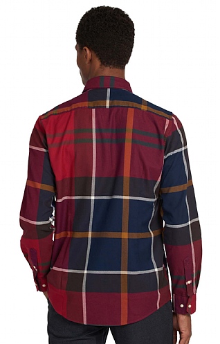 Barbour dunoon shop shirt red