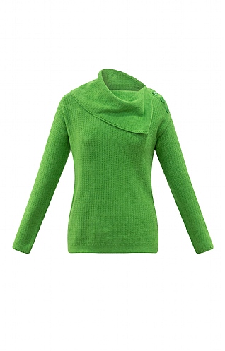 olive green cowl neck sweater