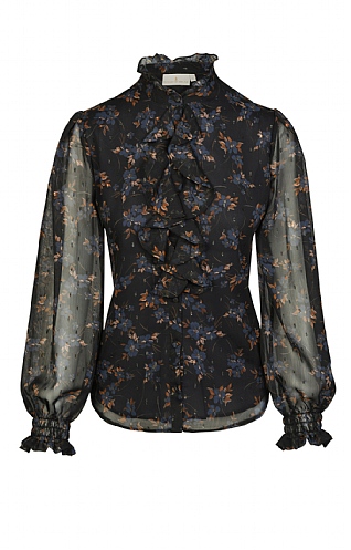 Chiffon Frill Blouse