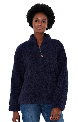 Ladies Joules Delaney Quarter Zip Fleece