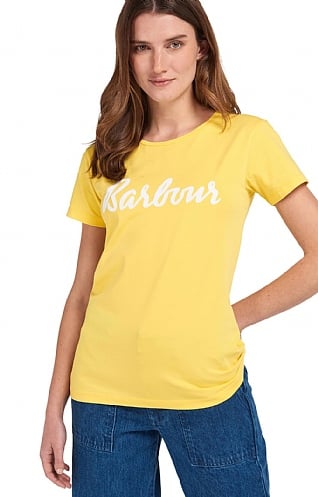 Ladies Barbour Otterburn T-Shirt, Sunrise