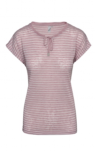 House Of Bruar Ladies Short Sleeved Stripe T-shirt