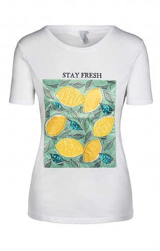 House Of Bruar Ladies Lemon T-shirt