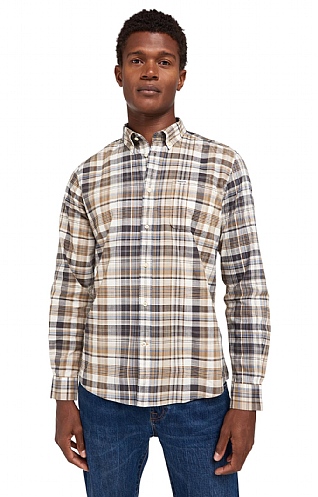 Mens barbour hotsell check shirt