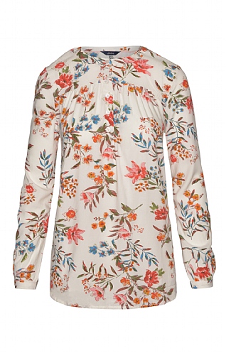 Ladies Joules Georgia Blouse, Cream Floral